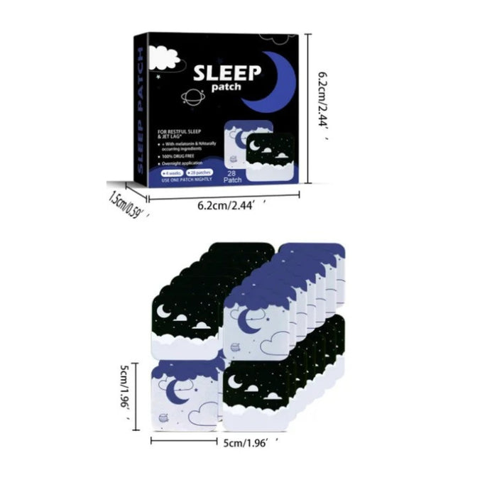 Digital Shoppy Sleep Aid Patch – Natural Relief for Insomnia (28 Pcs) - Black