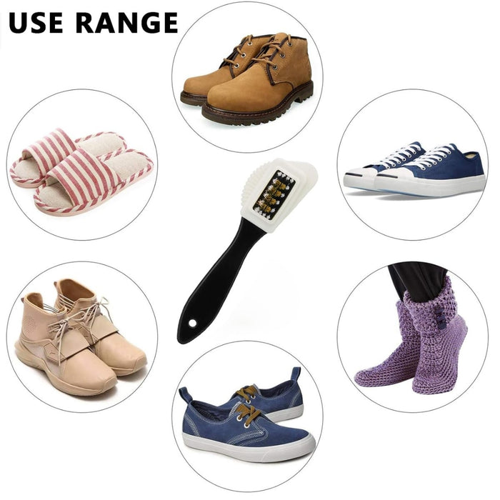 Digital Shoppy 3-Sided Suede Shoe Brush – Multi-Function Cleaner