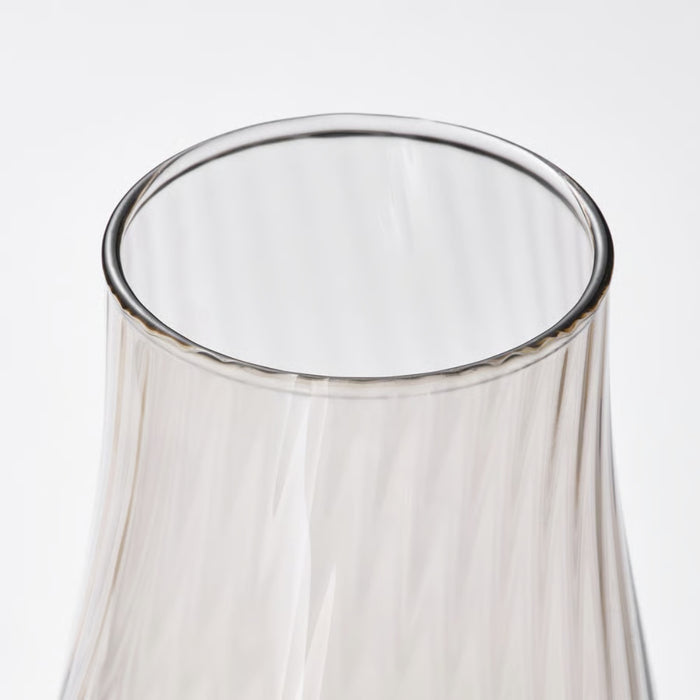 IKEA PÅSKÖTRÄD Vase, glass/light brown