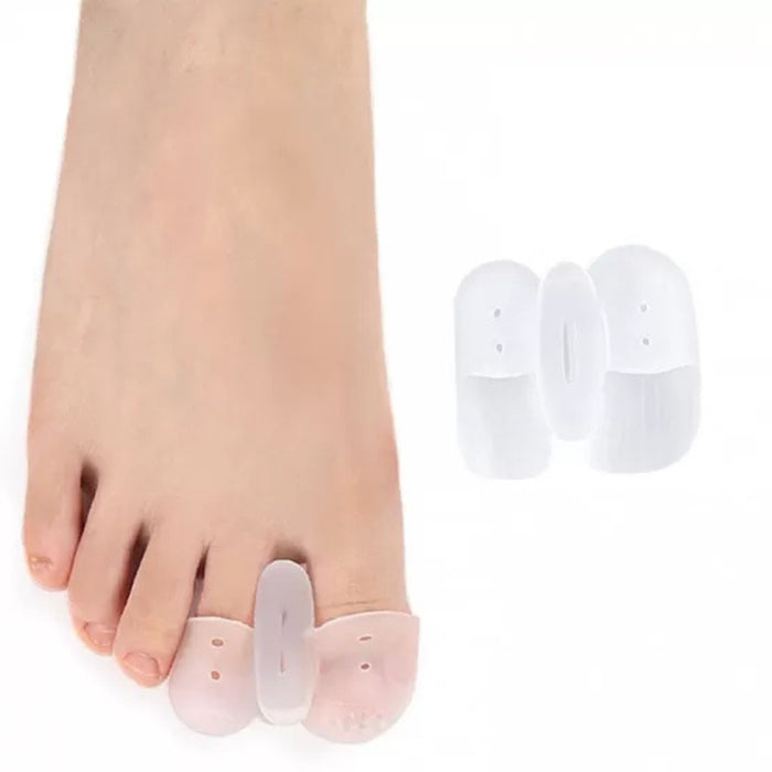 Digital Shoppy Soft Silicone Toe Spacers - Comfortable Pedicure & Correction Pads