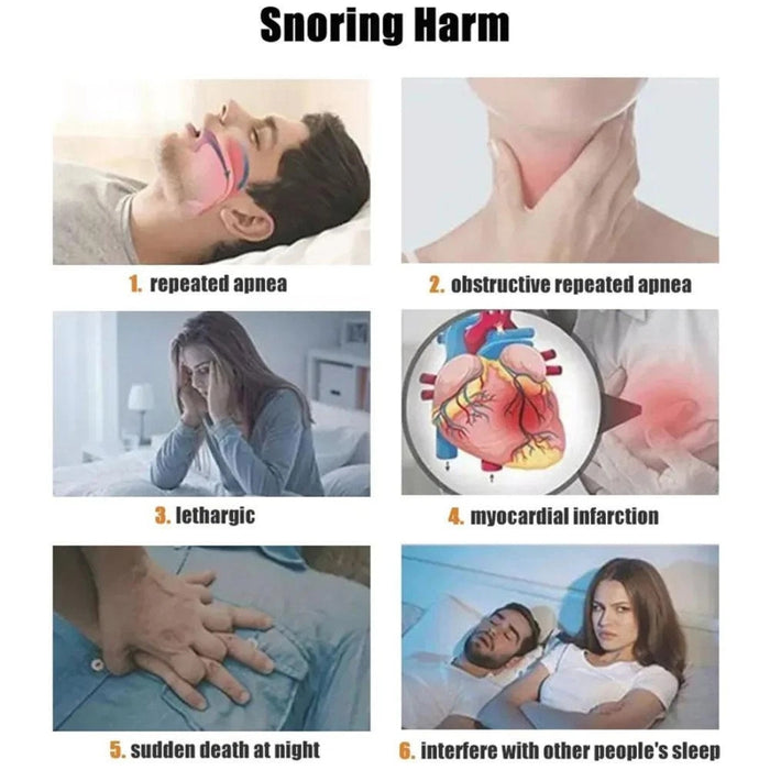 Digital Shoppy Anti-Snoring Chin Strap, Blue – Breathable Neck Support