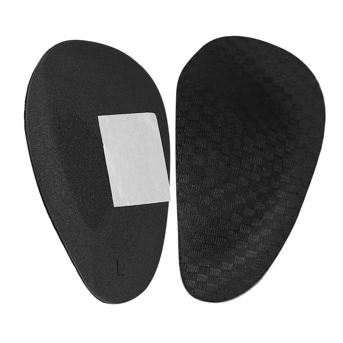 Digital Shoppy EVA Sports Flat Foot Arch Support Half Insole Inner And Outer Eight-character Orthopedic Foot Pad, Black