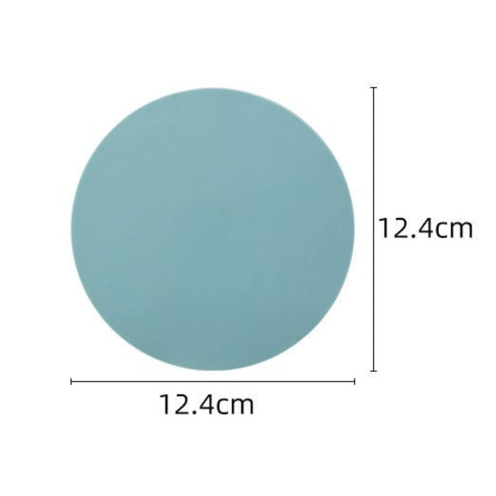 Digital Shoppy Round Silicone Mat, Sky blue — Heatproof | Kitchen Table Protector