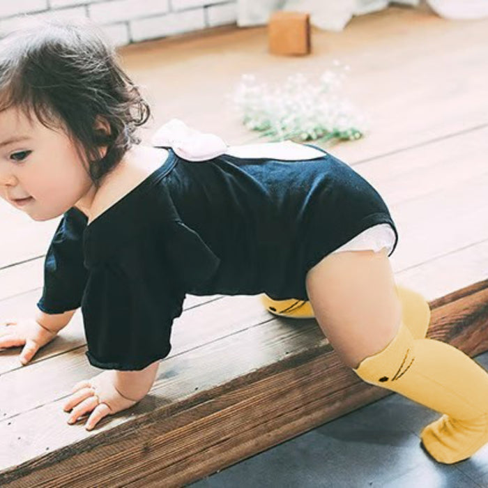 Digital Shoppy Baby Cotton Long Socks, M – Warm & Soft for Autumn/Winter