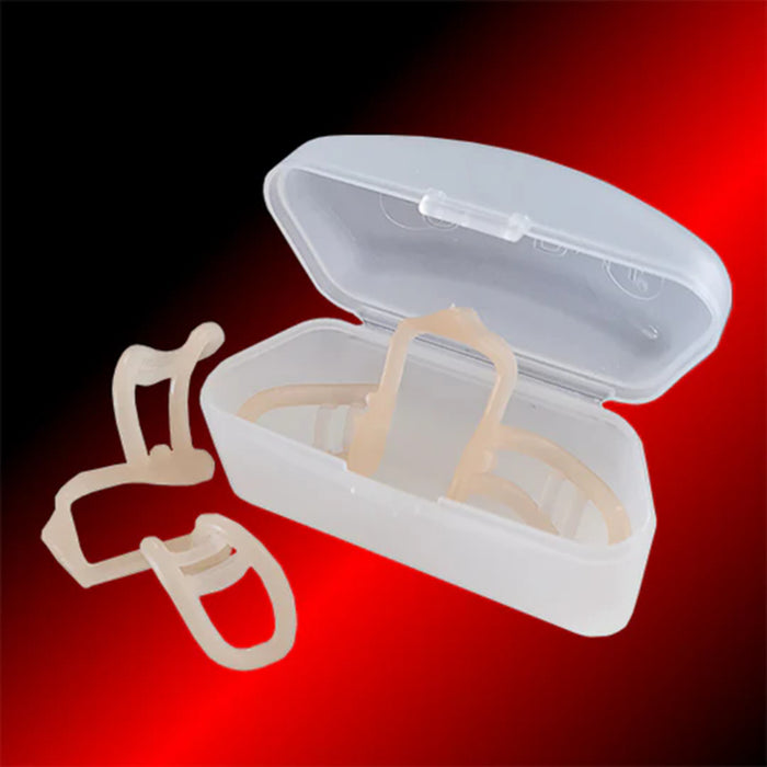  Digital Shoppy anti‑snore nose clip storage case with silicone nasal inserts