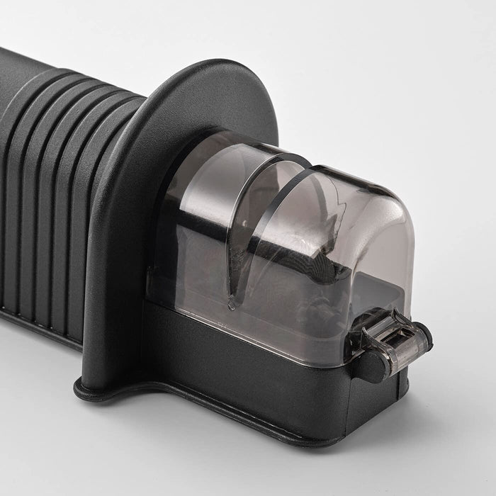 IKEA Knife with  Knife sharpener, black