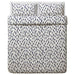 IKEA ÄNGLATÅRAR bedding set with 1 duvet cover and 2 pillowcases in white/blue 80444423