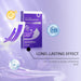 Shine Whitening Patches packaging with promotional text on a purple background