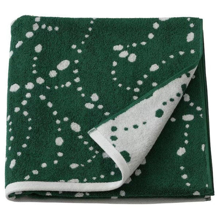 IKEA AROMATISK Bath towel, green, 70x140 cm  with Floor cushion, green, 45x45x10 cm