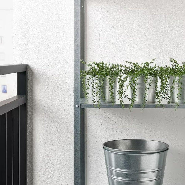 Ikea FEJKA Artificial Potted Plant, in/Outdoor String of Beads, 9 cm with Plant Pot, in/Outdoor Grey, 9 cm