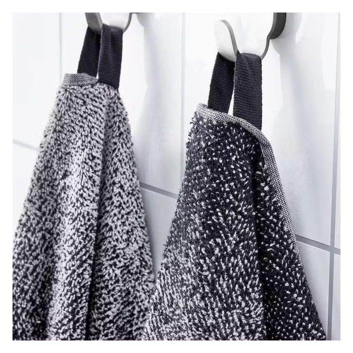 IKEA NYDALA Handle Black 346mm (2 Pack) with NYCKELN Hand Towel 40x70cm