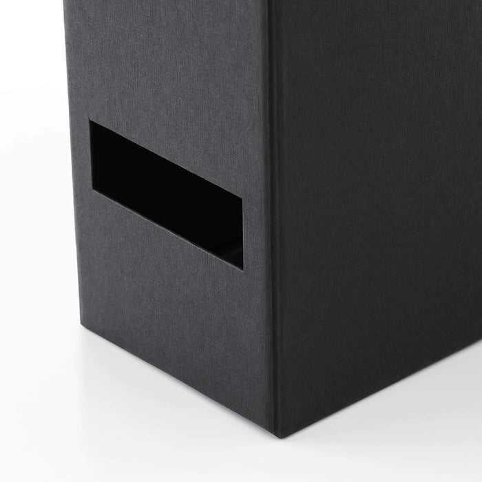 IKEA Tjena magazine file, black with Desk organiser, metal