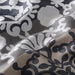 Close-up of IKEA PRAKTTRY bedspread pattern in grey, white, and beige, 150x200 cm-50418736