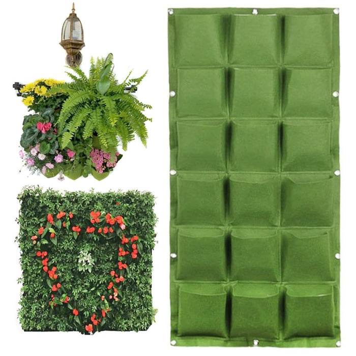 Digital Shoppy Wall-mounted Felt Planting Bag Manufacturers Supply Multiple Plant Planting Bags