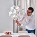 Digital Shoppy Full view of IKEA RAMSELE 16W pendant lamp in white, 43 cm, displayed in a modern home setting  80407109