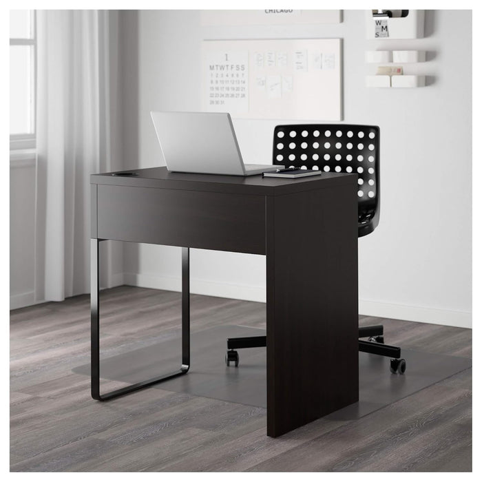 IKEA Black Study Desk Set – LED Work Lamp with Desk 73x50 cm