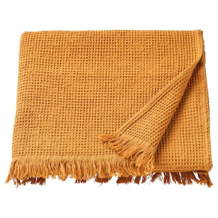IKEA VALLASÅN bath towel dark yellow 70x140 cm withHand towel, 40x70 cm with Washcloth, 30x30 cm