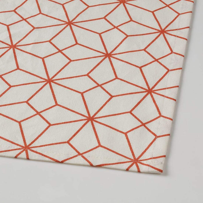 IKEA VINTER Table-Runner, Stripe Pattern Beige/red 35x130 cm.with Mug, lilac, 42 cl and Coffee Spoon Stainless Steel, 11 cm - Pack of 6 and cloth Napkin, White/Printed, 45x45 cm (18x18) ( pack of 4)