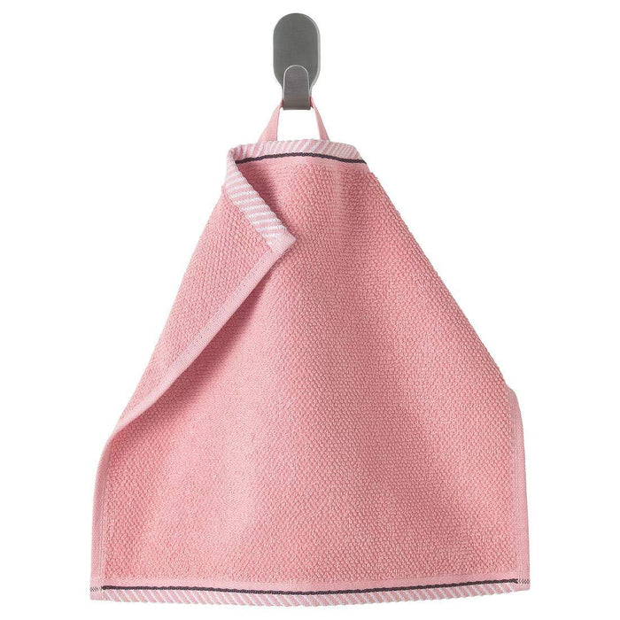 Ikea VIKFJÄRD Washcloth, Grey and Pink, Cotton, 30x30 cm (Pack-4)