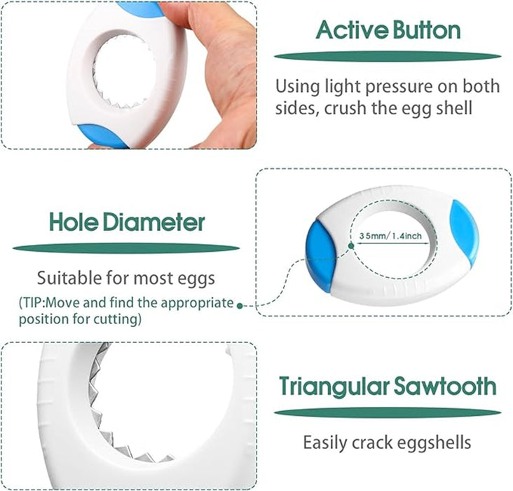 Compact and dishwasher-safe egg slicer for effortless breakfast and sushi prep.