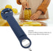 Ergonomic jar opener with non-slip silicone grips in action