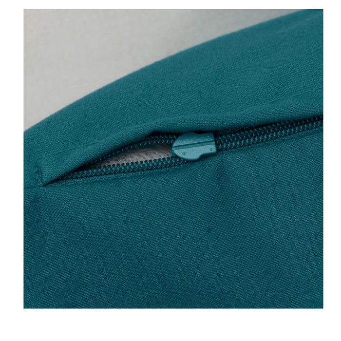 Ikea BLÅVINGAD Cushion Cover Whale Pattern Blue-Green 50x50 cm with Napkin