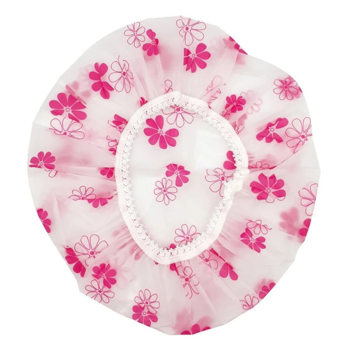 Digital Shoppy Shower And Bath Cap Printing Waterproof Shower Cap