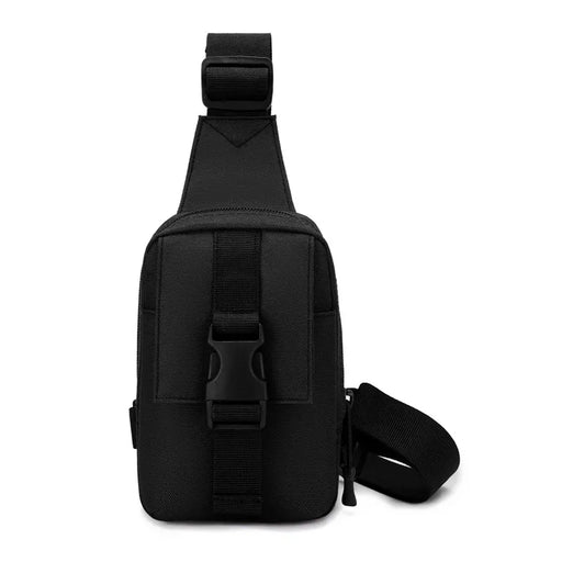 Digital Shoppy Men's Belt Shoulder Bag Casual, Black