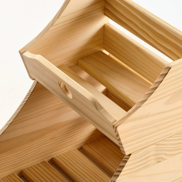 IKEA CHOKLADHAJ Food Storage Box Set of 2, Wood