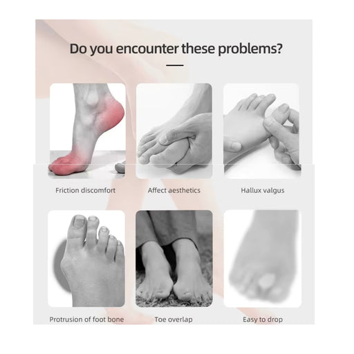 Foot care assessment with images of foot issues and questions about experiencing them.