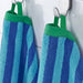 Close-up of the IKEA SLÅNHÖSTMAL hand towel’s cotton texture