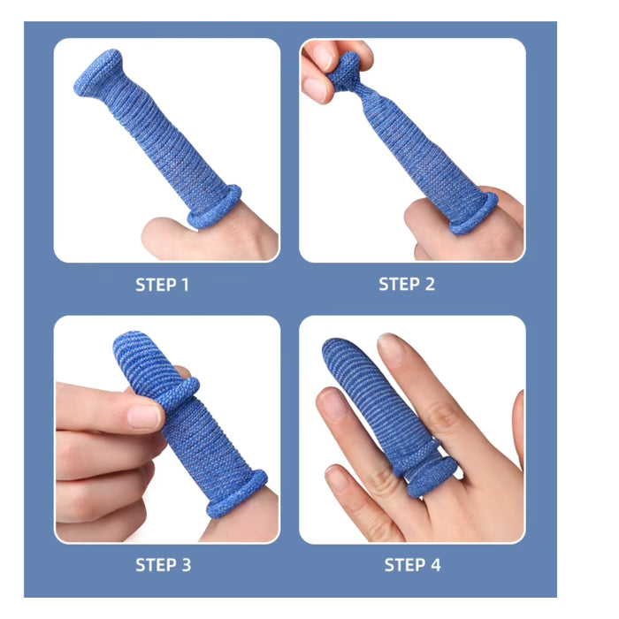 Lightweight finger gloves for industrial and home tasks