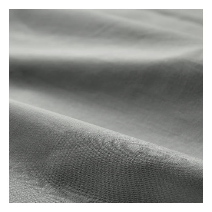IKEA DVALA Fitted sheet, light grey, 180x200 cm (71x79 ")