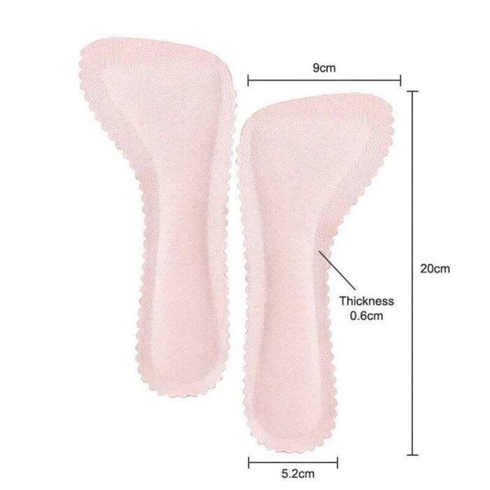 Digital Shoppy PU Leather 3/4 Shoe Inserts — All-Day Comfort for High Heels | Anti-Slip & Sweat-Absorption