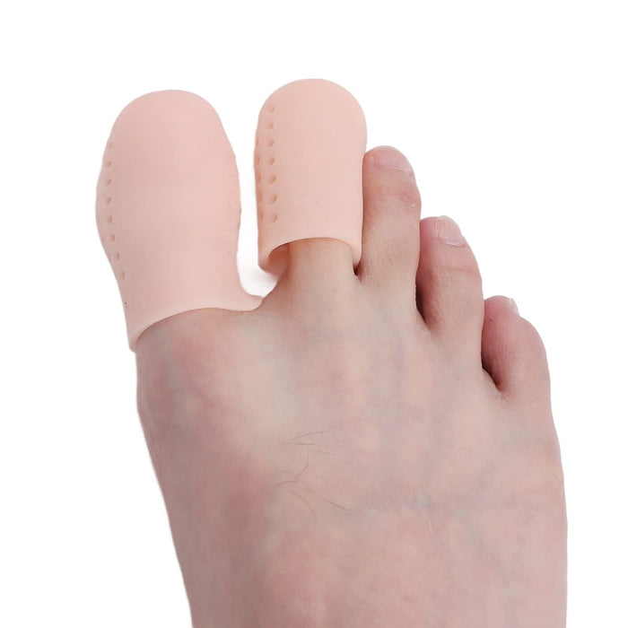 Digital Shoppy 1pair Silicone Toe Protector Sleeve - High Heels & Thumb Support - Large