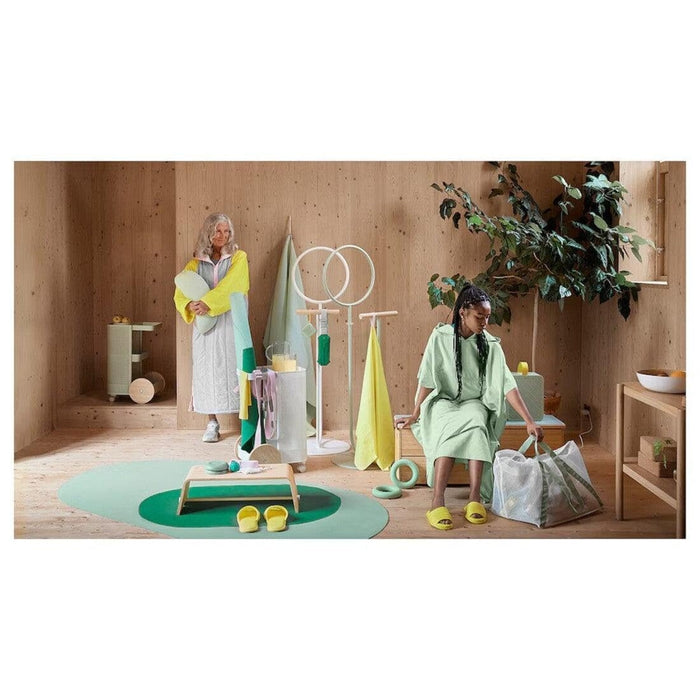 IKEA DAJLIEN Hand Towel Yellow 30x50 cm 2 Pack with DAJLIEN Bath Towel Yellow 70x140 cm