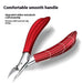 Red ingrown nail cutter – ergonomic red handles with anti-slip grip and pressure relief design