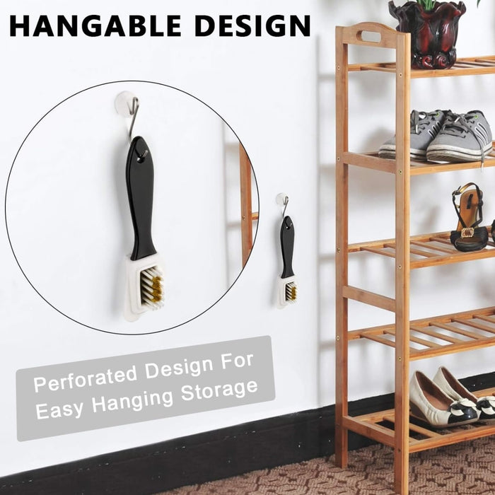 Digital Shoppy 3-Sided Suede Shoe Brush – Multi-Function Cleaner