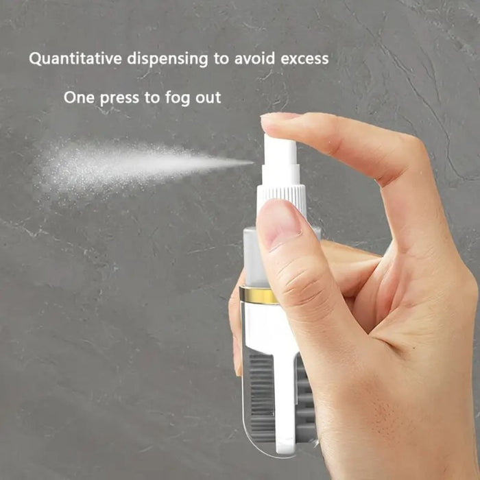 Digital Shoppy 2-in-1 Travel Shoe Brush – Liquid Press Cleaner, Dual-Sided