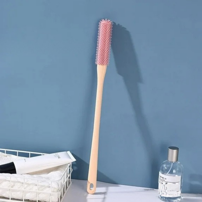 Digital Shoppy Toe Seam Foot Brush, 40cm– Soft Silicone Cleaner for Dead Skin