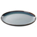 IKEA GLADELIG 25 cm stoneware plate in soft Blue finish