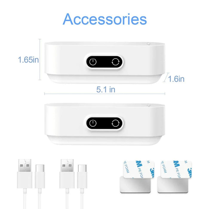 Digital Shoppy USB LED Cabinet Light, white – Magnetic, Dimmable, Rechargeable