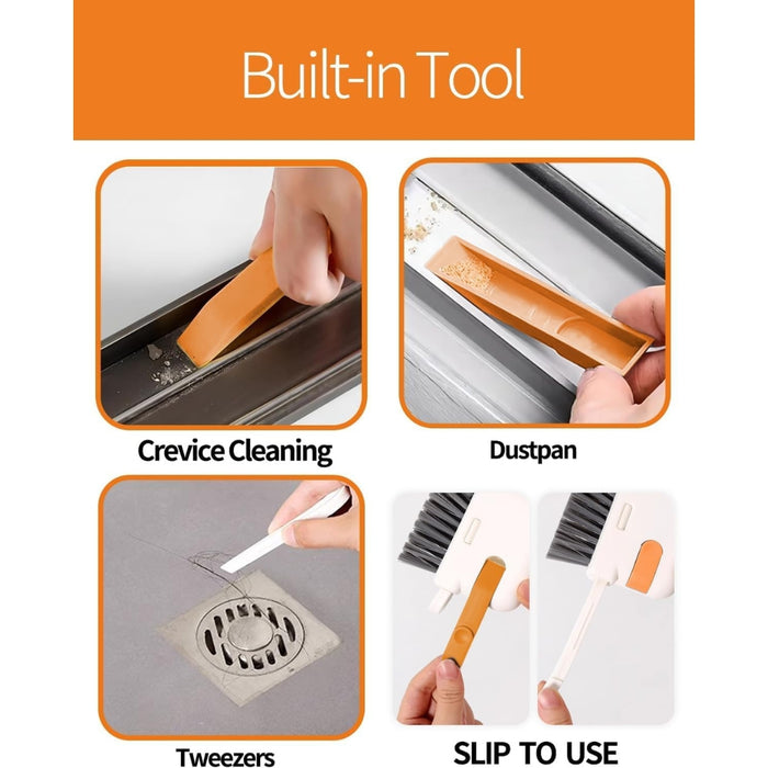 Digital Shoppy Window Track Brush – 3-in-1 Removable Multi Cleaning Tool