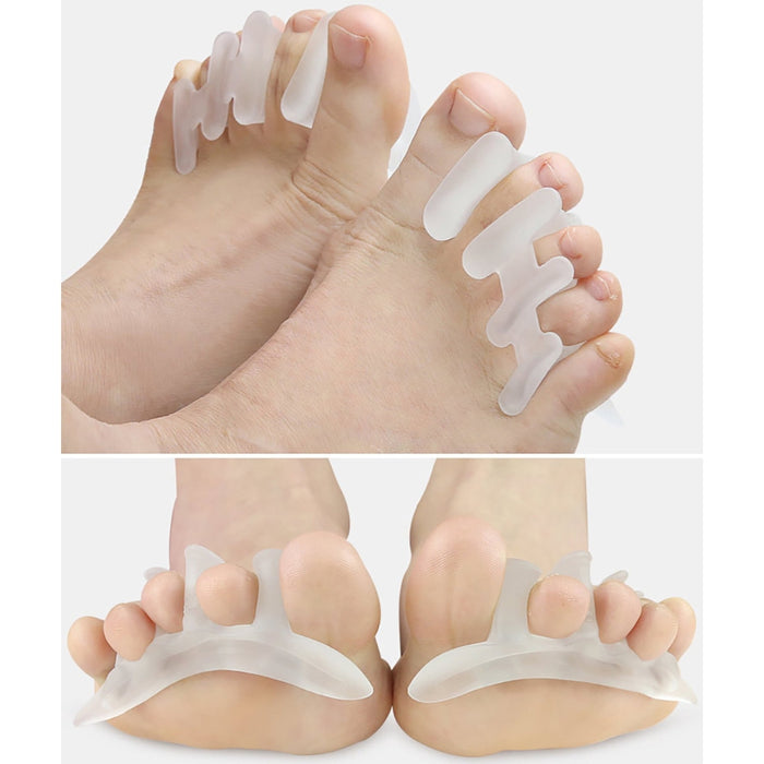 Digital Shoppy Orthotic 4‑Toe Elastic Separator — Comfortable Gel Bunion Corrector | Toe Alignment Aid
