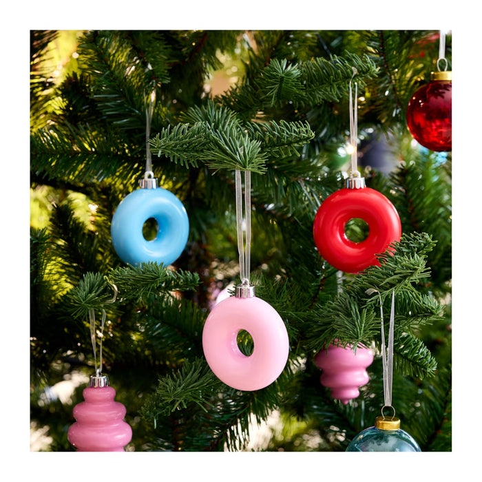 IKEA VINTERFINT Tree ornament, mixed colours, 7 cm (2 3/4 ") (set-6)