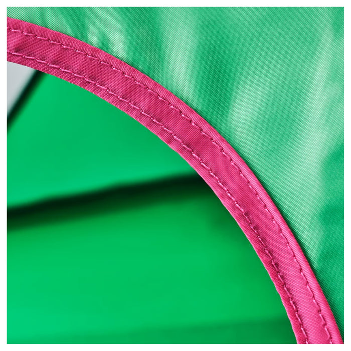 IKEA DVÄRGMÅS Children's Play Tent with Tunnel, Green and Blue
