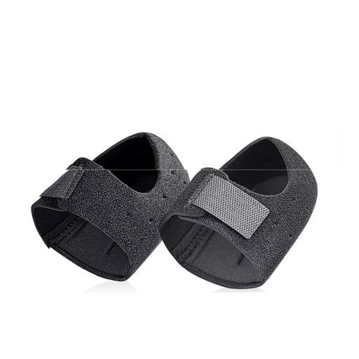 Anti-slip black heel pads for plantar fasciitis pain relief