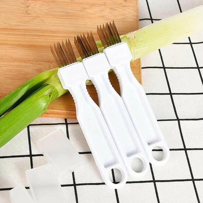 Digital Shoppy White Kitchen Onion Chopper - Quick Vegetable Slicing