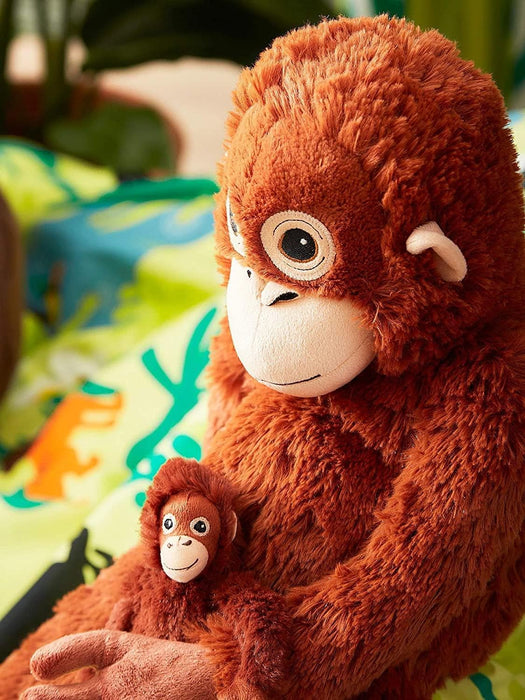 Ikea DJUNGELSKOG Soft Toy, Orangutan 66cm with Soft Toy, mini/Orangutan, 20 cm