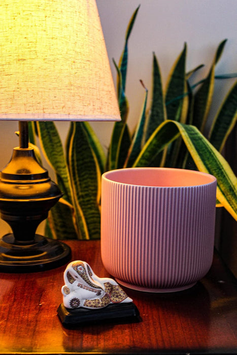 IKEA Artificial potted plant, in/outdoor Poinsettia/white, 12 cm with Plant pot, pink, 12 cm